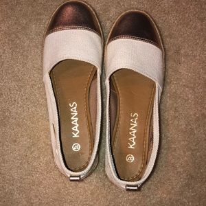 NWOT Kaanas Espadrille Slip Ons